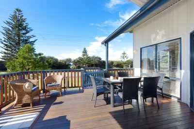 Deck on cabin