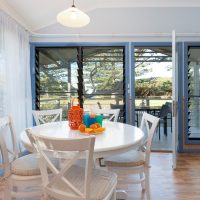 Dining room with views