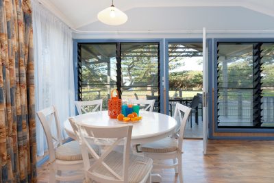 Dining room with views